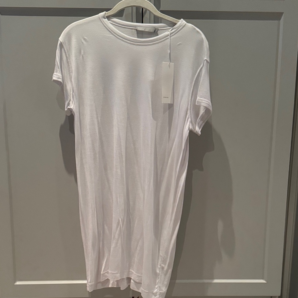Vince White Short-Sleeve Tunic